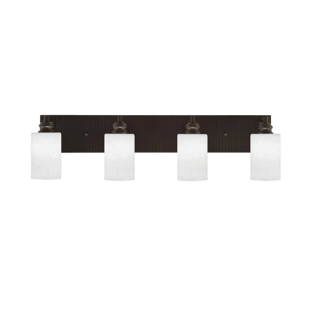 Albany 31 in. 4-Light Espresso Vanity Light