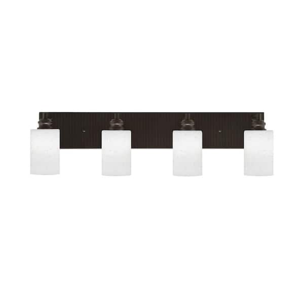 Unbranded Albany 31 in. 4-Light Espresso Vanity Light