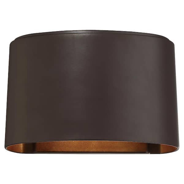 the great outdoors by Minka Lavery Dorian Bronze Outdoor Integrated Wall Lantern Sconce