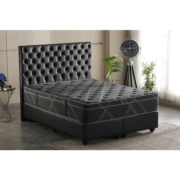 Luxury Eurotop Twin Medium Firm Foam, Premium Quilted Cover 13 in. Bed-in-a-Box Mattress