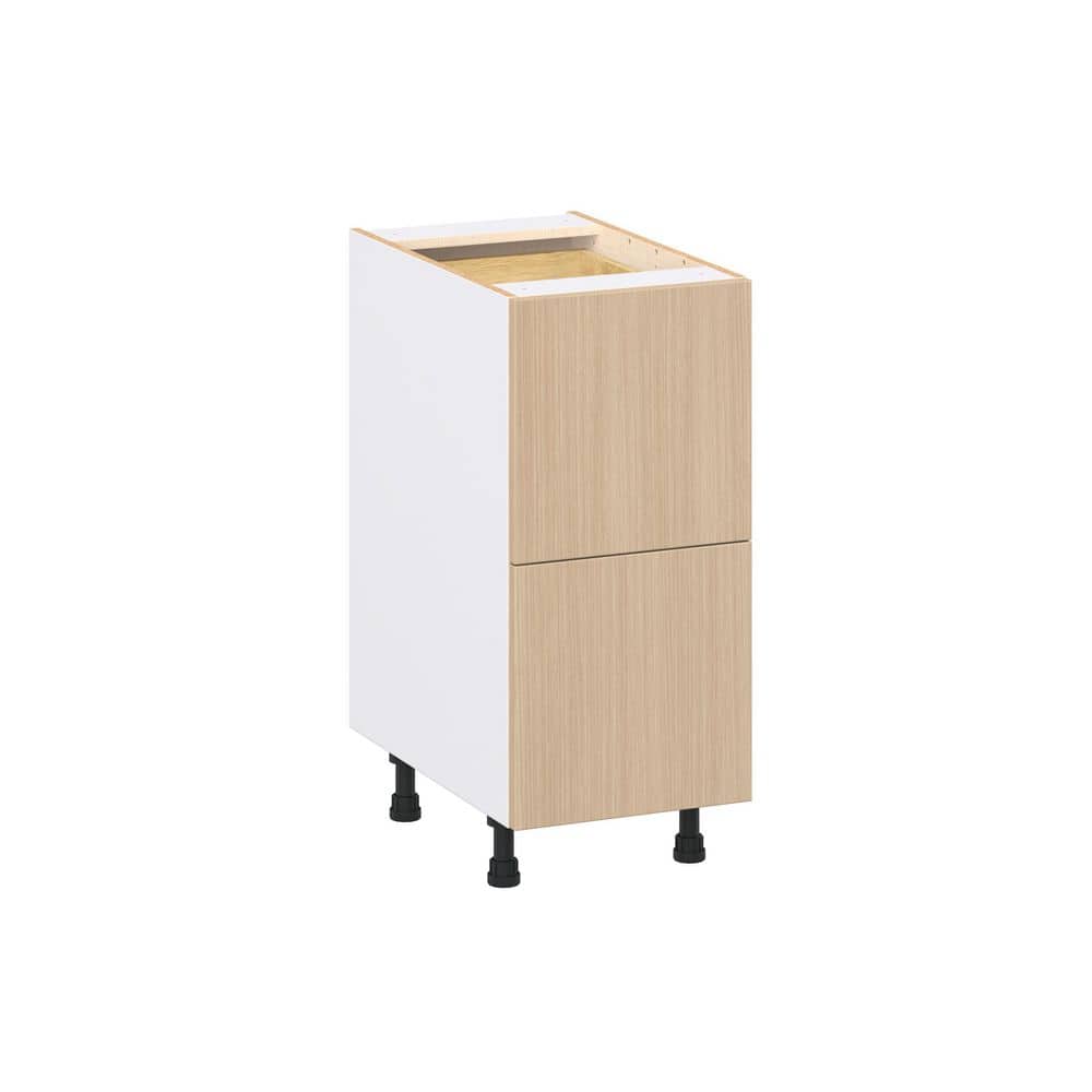 Timberline 15 in. W x 24.5 in. D x 34.5 in. H Assembled Shaker Drawer Base Kitchen Cabinet in Mojavi Oak with 3-Drawers price history on PriceWatchPro