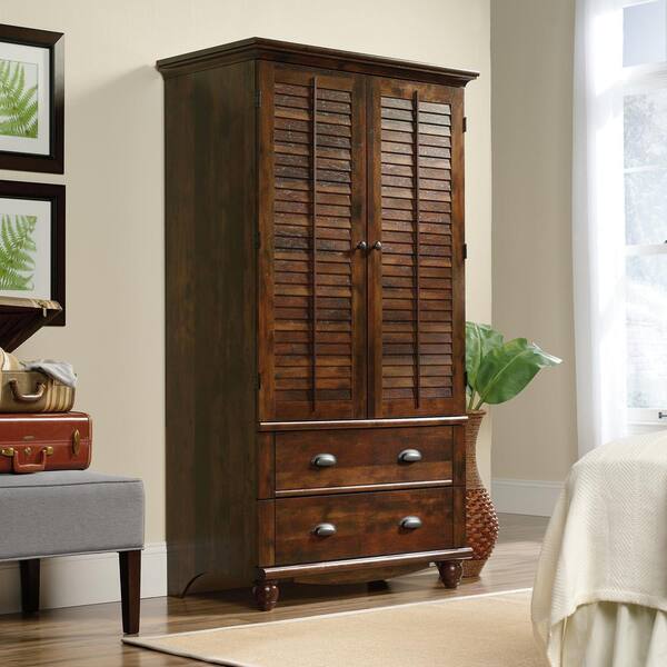 SAUDER Harbor View Curado Cherry Armoire