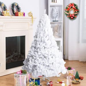 6 ft. White PVC Artificial Christmas Tree with Stand