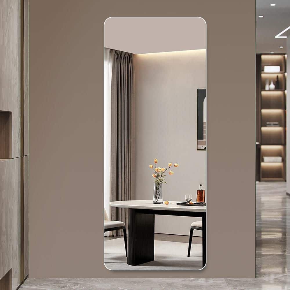 15 in. W x 60 in. H Rectangular Frameless Wall Mounted/Freestanding Bathroo