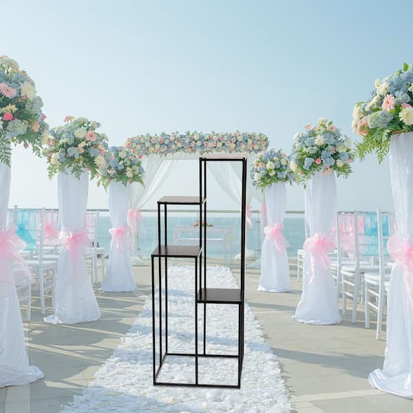 Geometric Flower Plant Metal Frame Air Hanging Planter DIY Wedding Decoration 