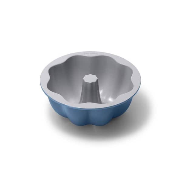 Ceramic Non-Stick Fluted Cake Pan, 9.5" Slate