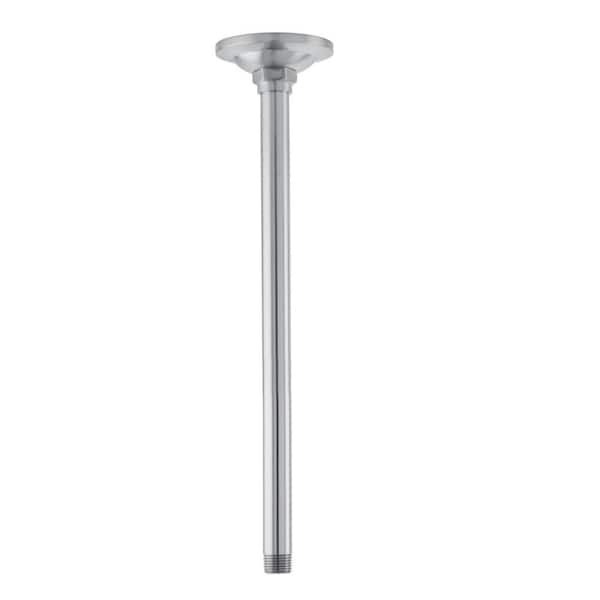 Kingston Brass Ceiling 10 in. Shower Arm with Flange in Polished Chrome