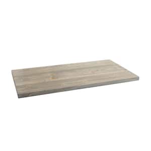 18 in. x 36 in. x 1.25 in. Riverstone Grey Restore Coffee Table Wood Top