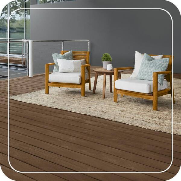 BEHR DECKplus 1 gal. #ST-131 Pewter Semi-Transparent Waterproofing