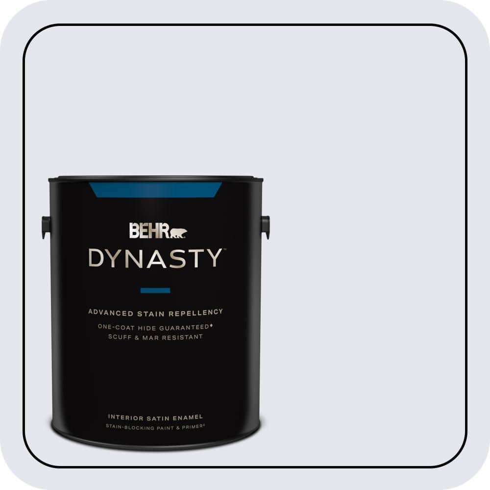 1 gal. #630C-1 Lavender Haze Satin Enamel Interior Stain-Blocking Paint & Primer price history on PriceWatchPro