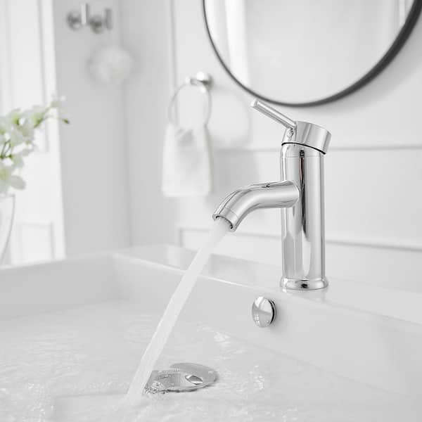 Chrome Single Lever Basin Mixer - Bathroom Tap And Bathroom Faucets - View #8