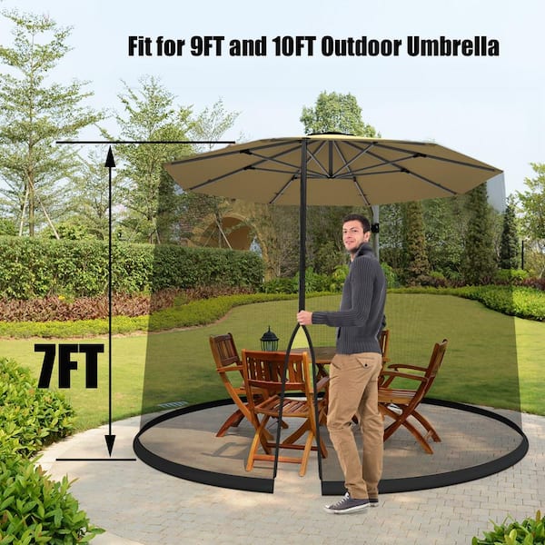 9 ft. to 10 ft. Outdoor Screen Bug Insect Mosquito Net