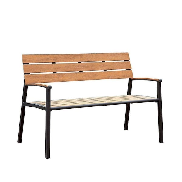 Isha Outdoor Bench in Oak