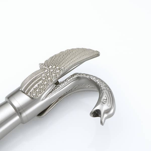 Swan Single Hole Single Handle Bathroom Vessel Sink Faucet With Pop Up Drain in Brushed Nickel