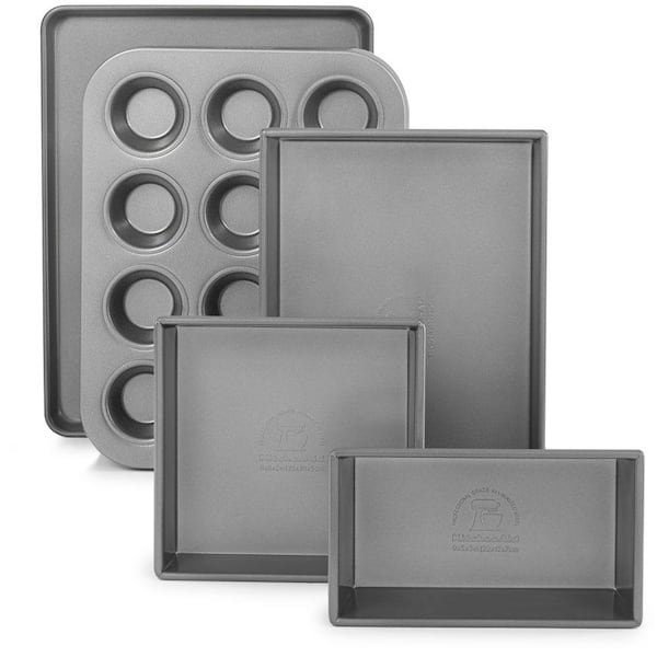 KitchenAid 5-Piece Gray Bakeware Set