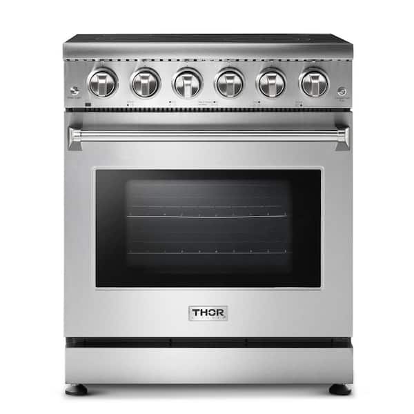 Thor Kitchen 30 in. 4.55 cu. ft. Single Oven Electric Range with Convection in Stainless Steel