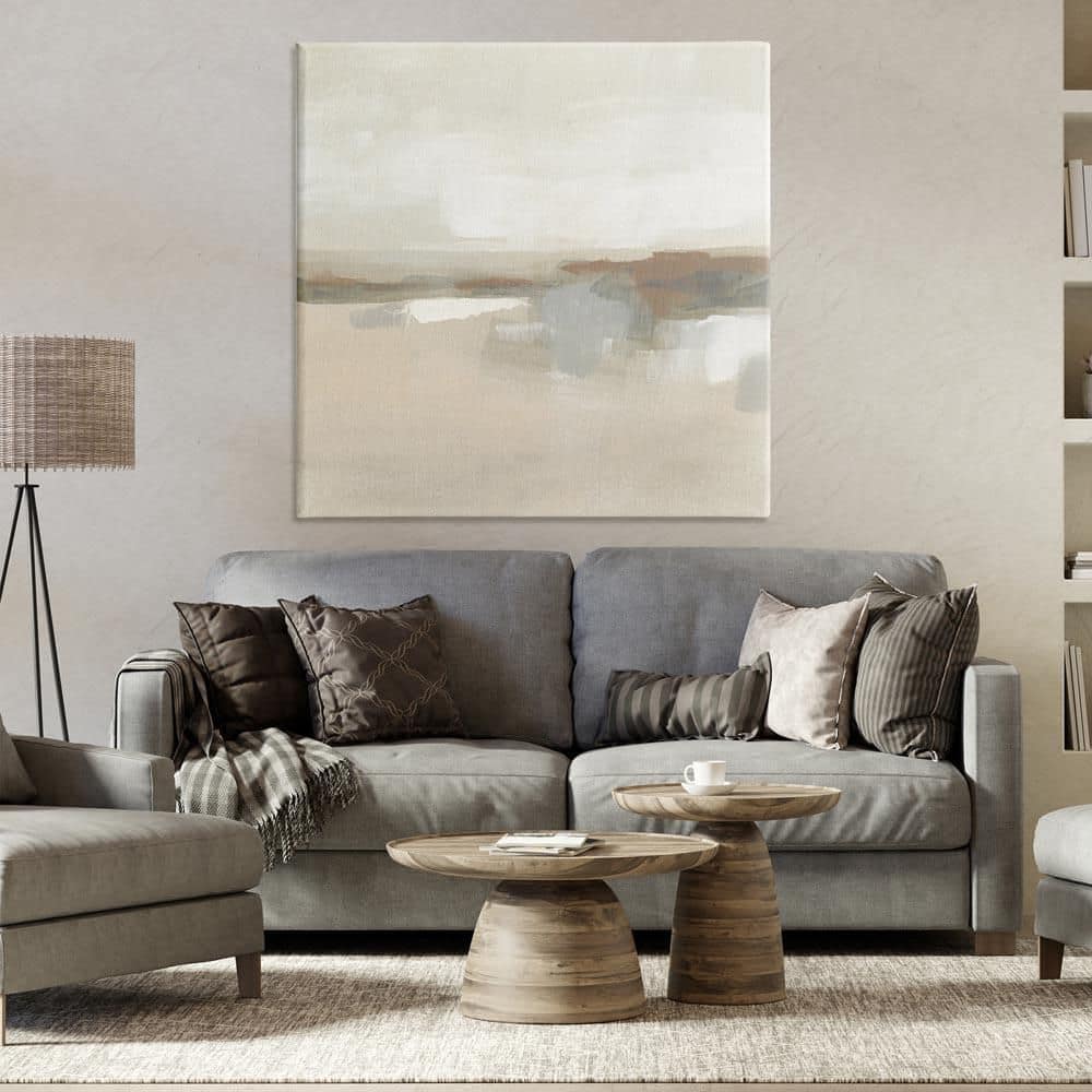 Abstract Neutral Land by June Erica Vess Unframed Abstract Graphic Art Print 36 in. x 36 in. price history on PriceWatchPro