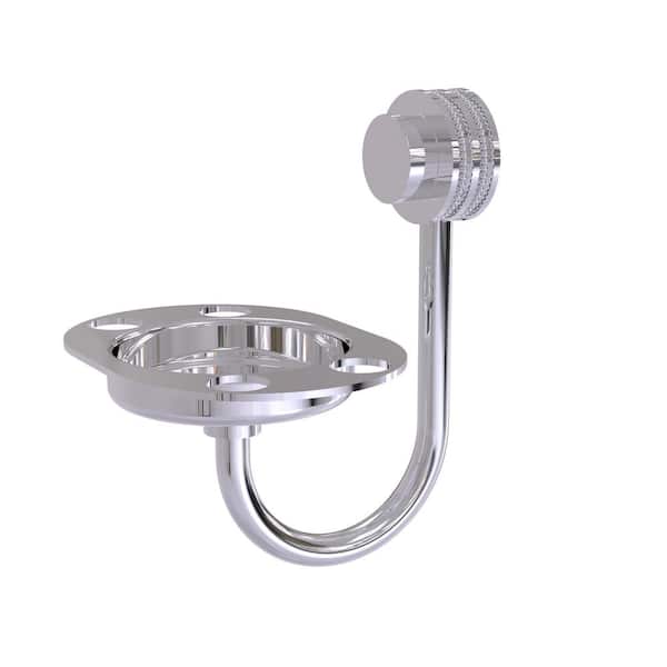 (1 Pack) Venus Collection Tumbler Holder/Toothbrush Holder in Polished Chrome with Dotted Accents