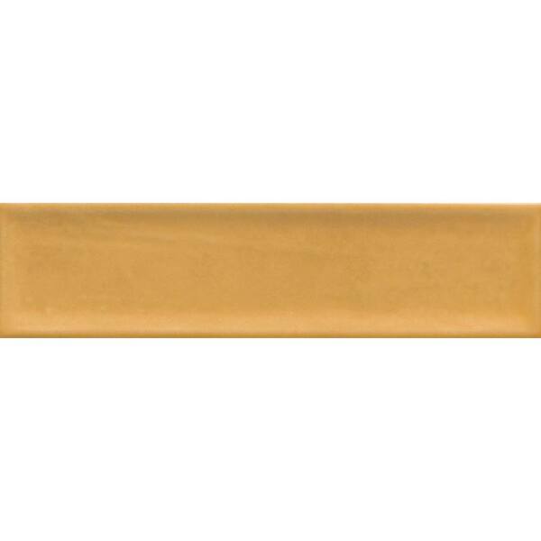 EMSER TILE Raku Mustard 3 in. x 12 in. Matte Ceramic Wall Tile (6.3 sq. ft./Case)