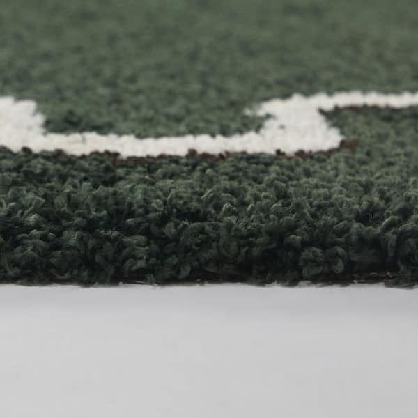 Binford Green 7 ft. 10 in. x 10 ft. Border Area Rug