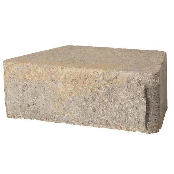 Pavestone RockWall Small 4 in. H x 11.75 in. W x 7 in. D Canyon Blend Concrete Retaining Wall Block