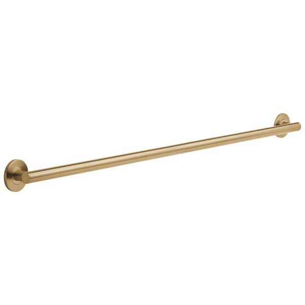 Pivotal 42 in. Concealed Screw Grab/Assist Bar in Champagne Bronze
