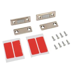 Sunivaca 8 Pack Magnetic Door Catch Heavy Duty Cabinet Door Magnets, Magnetic Cabinet Door Catch and Latch, Strong Magnetic Closure for Bathroom