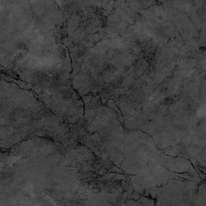 Innuendo Black Marble Paper Strippable Roll Wallpaper (Covers 56.4 sq. ft.)