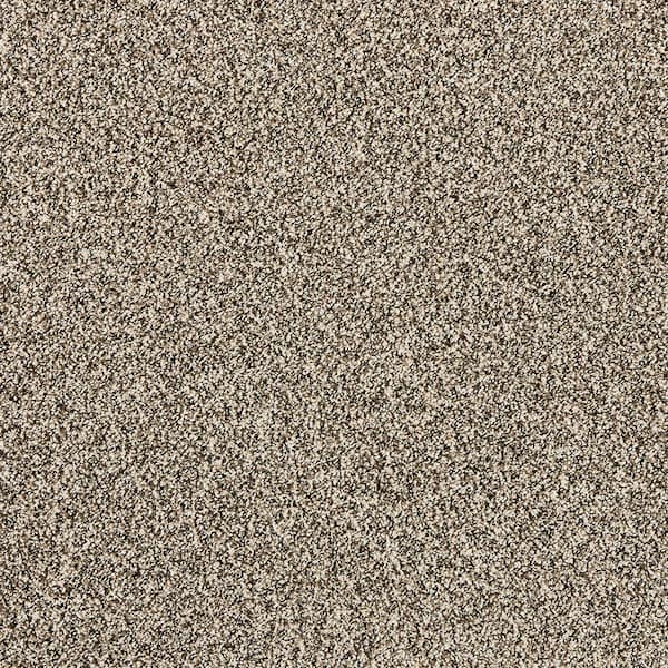 Home Decorators Collection Radiant Retreat I Sienna Brown 47 oz. Polyester Textured Carpet - Installation Required