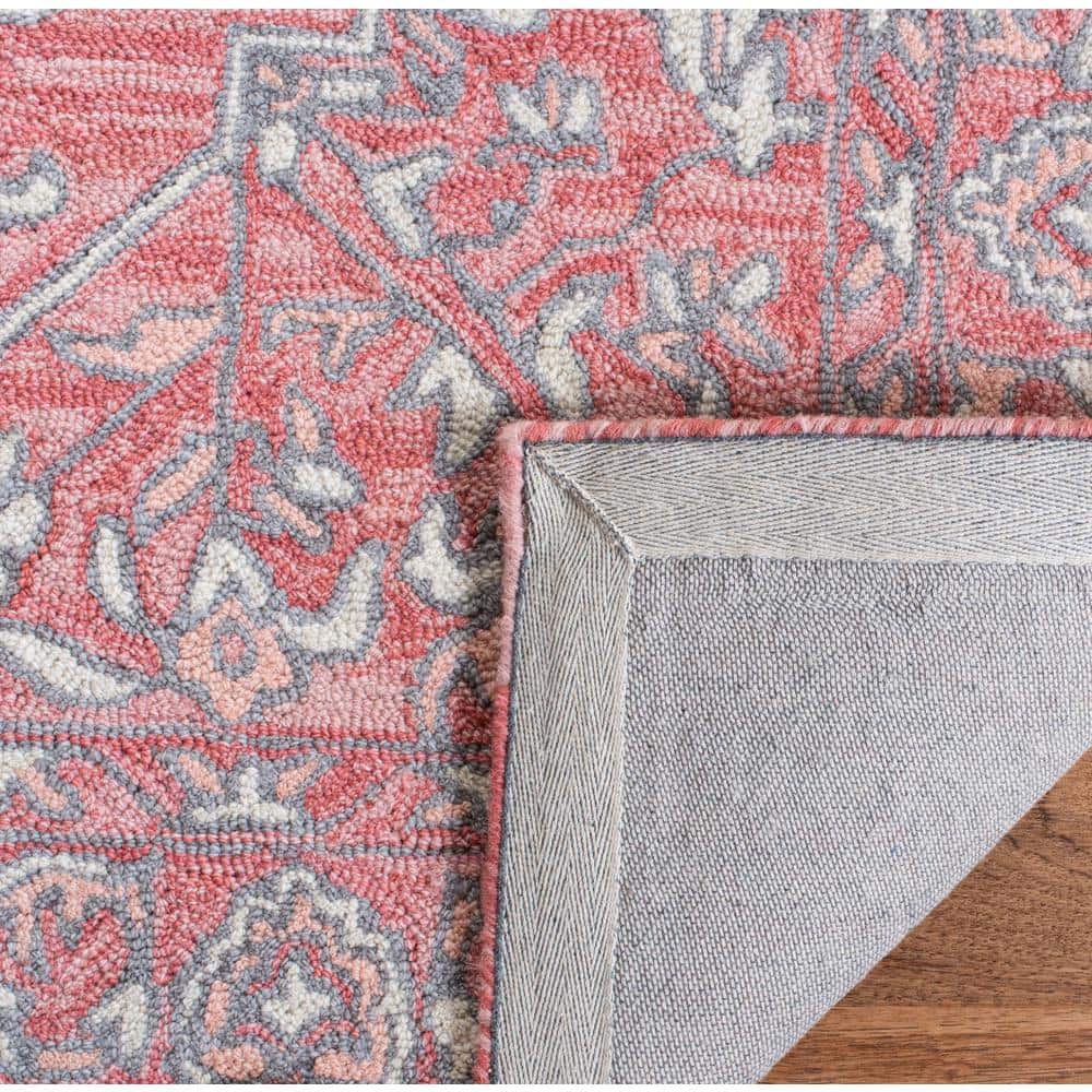 Ivory Elegance Hand-Tufted Wool Square Area Rug, 8' x 10'