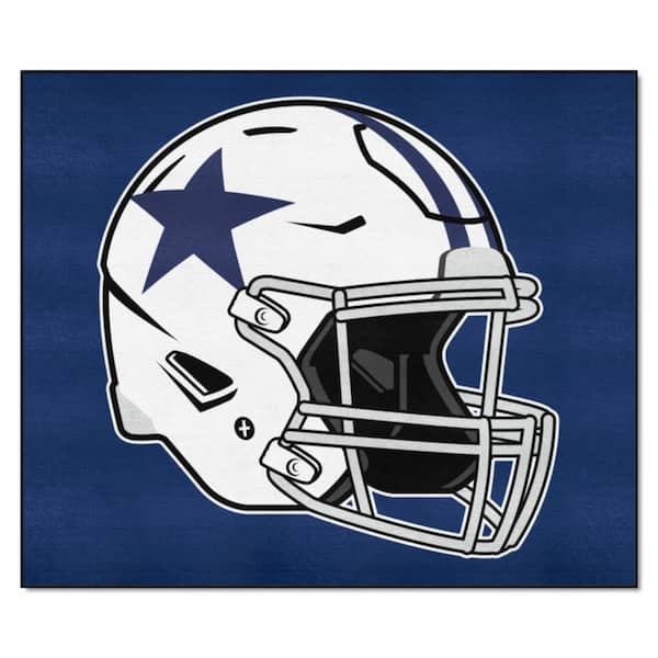 FANMATS Dallas Cowboys Navy 5 ft. x 6 ft. Tailgater Area Rug
