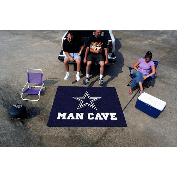 NFL - Dallas Cowboys Man Cave Tailgater Rug 5'x6'