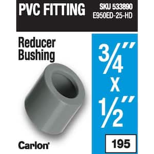 3/4 in. x 1/2 in. PVC Reducer Bushing