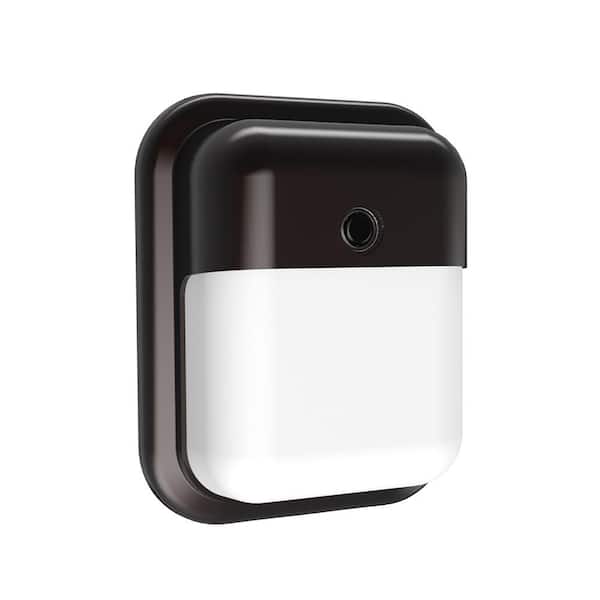 PROBRITE 75-Watt Equivalent Integrated Outdoor LED Wall Pack, 1100 Lumens, Dusk to Dawn Outdoor Security Light