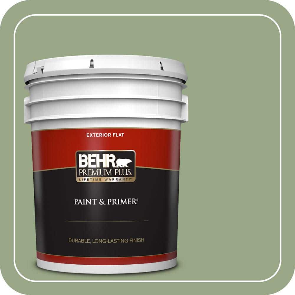 5 gal. #MQ6-51 Fern Leaf Flat Exterior Paint & Primer price history on PriceWatchPro
