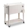 Karl home 80 qt. Food & Beverage Hard-Side Patio Cooler Milky White 516900851562
