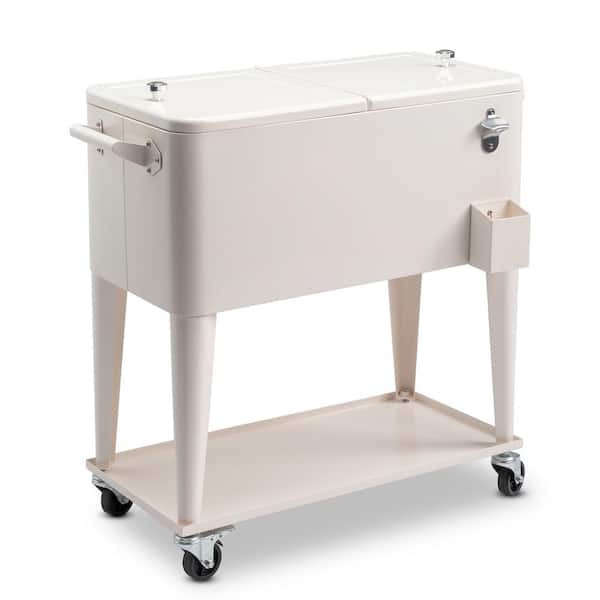 80 qt. Food & Beverage Hard-Side Patio Cooler Milky White