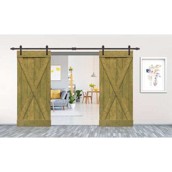 Calhome X Series 76 In 84 Pre, Double Sliding Doors Home Depot