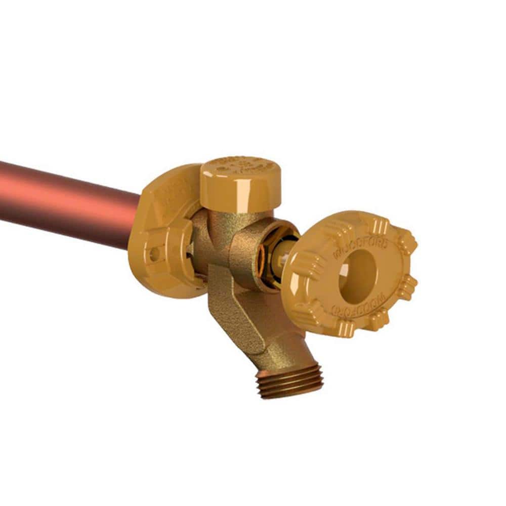 Woodford 1/2 in. PEX x 6 in. L Freezeless Anti-Rupture Model 19 ...