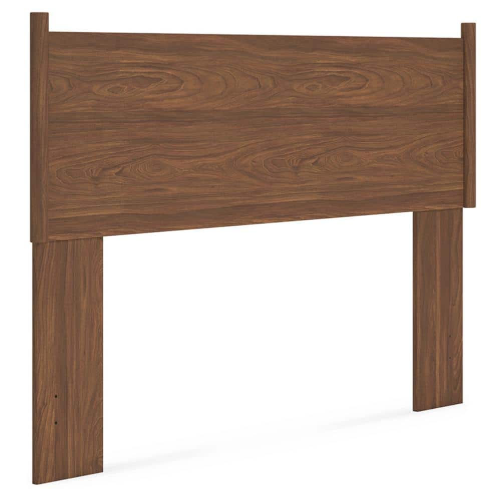 Queen Dark Brown Wood Platform Bed