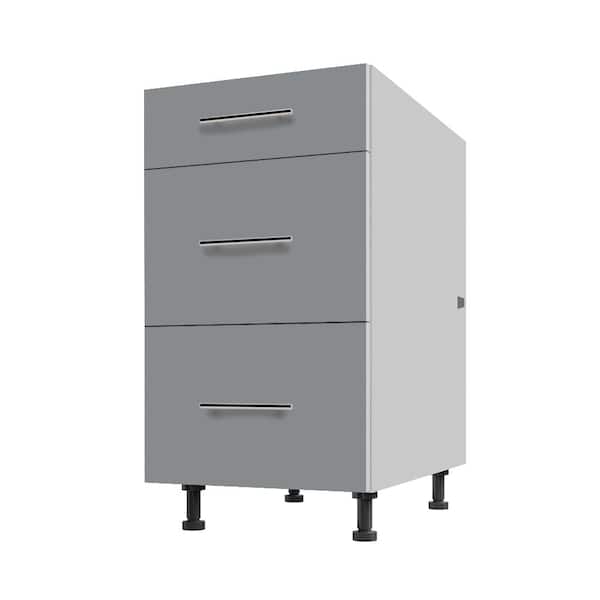 Miami Teak Matte 36 in. x 12 in. x 30 in. Flat Panel Stock Assembled Wall Kitchen Cabinet