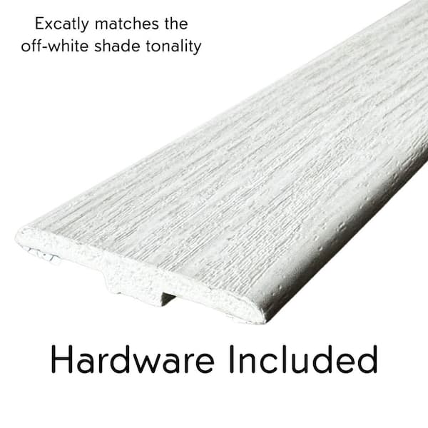 Hydrostop Old Navy Ocean 0.2 in. T x 1.8 in. W x 94 in. L Waterproof PVC T-Molding