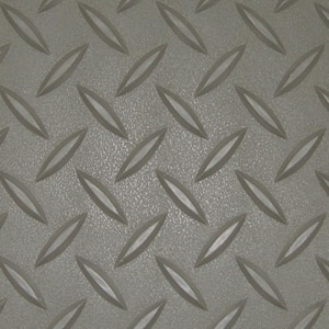 7.5 ft. x 26 ft. Pewter Textured Vinyl XXX-Large Car Mat