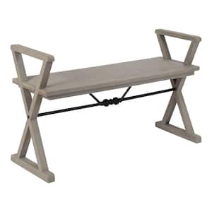 Gray Travere Dining Bench 42.16 in.