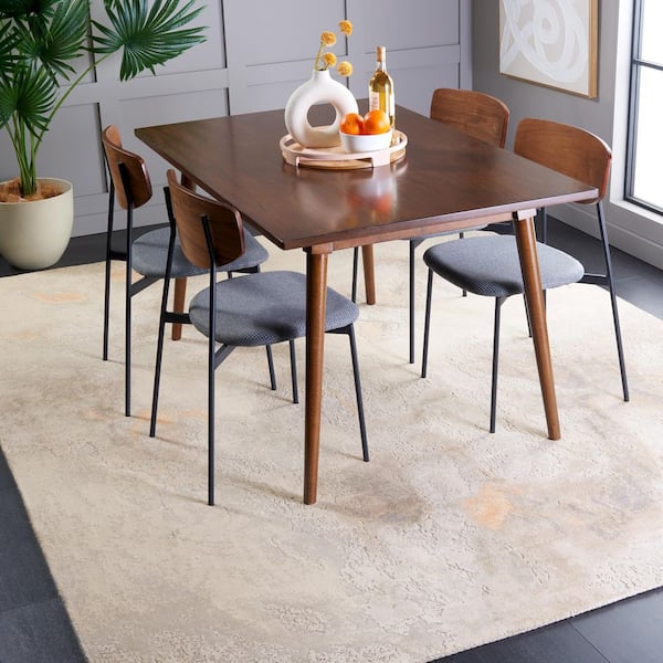 Tribeca 9 ft. x 12 ft. Gray Abstract Area Rug