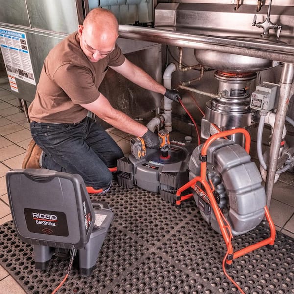 RIDGID FlexShaft Wall-To-Wall Drain Cleaning Machine, Soft RIDGID FlexShaft Wall-To-Wall Drain Cleaning Machine, Soft