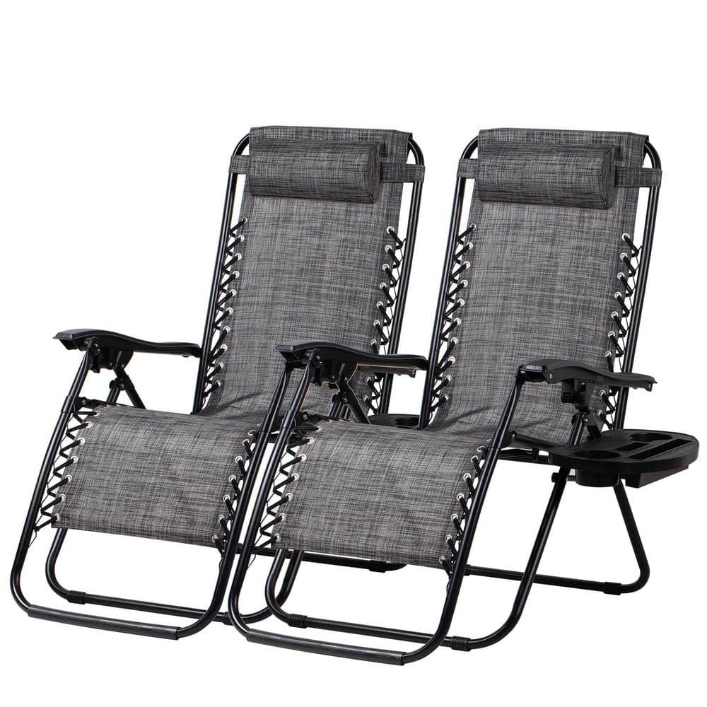Oyezvary Zero Gravity Adjustable Lounge Chair Metal
