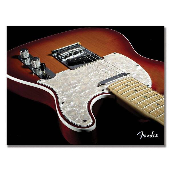 Trademark Fine Art 35 in. x 47 in. Fender Telecaster Canvas Art