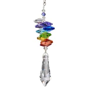 Woodstock Rainbow Makers Collection, Crystal Rainbow Cascade, 4 in. Icicle Crystal Suncatcher CCIC