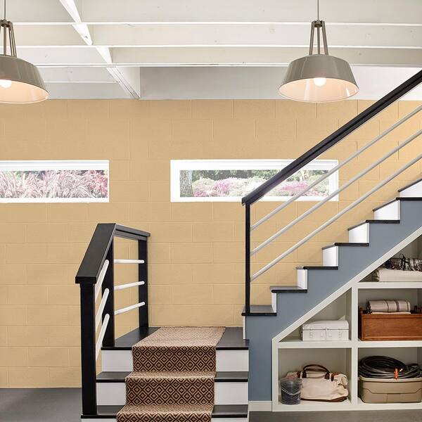 5 gal. #876 Basement Gray Flat Interior/Exterior Dry Plus Basement & Masonry Waterproofer